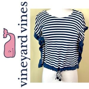 Vineyard Vines Striped Speckled
Caftan Top